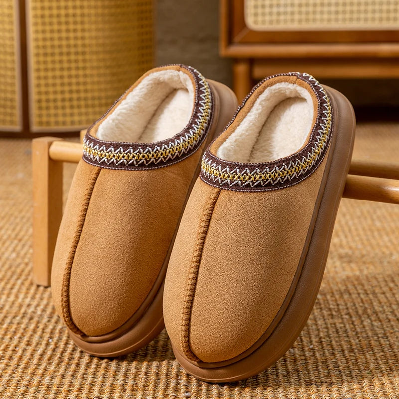 Cozy Fleece-Lined Comfort Slippers™